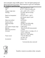 Preview for 21 page of Microlife BP3NC1-1W Instruction Booklet