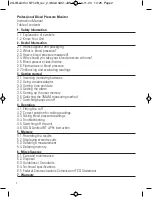 Предварительный просмотр 2 страницы Microlife BP3NF1-2B Instruction Manual