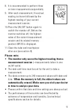 Preview for 16 page of Microlife PF 100 Instruction Manual