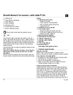 Предварительный просмотр 26 страницы Microlife PT 200 User Manual