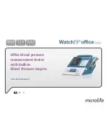 Microlife WatchBP Office Targe Instruction Manual preview