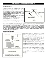 Preview for 15 page of MicroLux Laserkinfe 2525 Owner'S Manual And Instructions