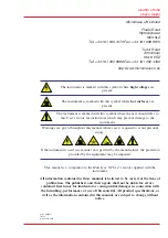 Preview for 1 page of Micromass Quattro Ultima User Manual