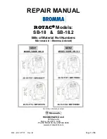 MICROMATIC ROTAC SB-18 Repair Manual preview