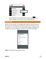 Предварительный просмотр 26 страницы Micromax A114 Manual