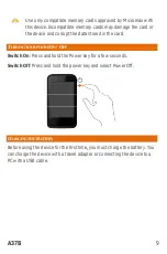 Предварительный просмотр 9 страницы Micromax A37B User Manual