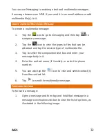 Preview for 32 page of Micromax A61 Manual