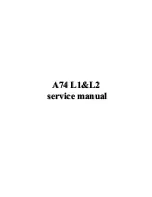 Предварительный просмотр 1 страницы Micromax A74 L1 Service Manual