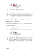 Предварительный просмотр 6 страницы Micromax AE90 User Manual