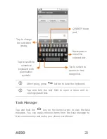 Предварительный просмотр 20 страницы Micromax AE90 User Manual