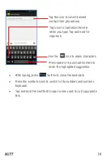 Предварительный просмотр 34 страницы Micromax Canvas Juice A177 Manual
