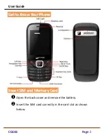 Предварительный просмотр 2 страницы Micromax CG666 User Manual