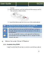 Preview for 4 page of Micromax GC232 User Manual