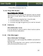 Preview for 10 page of Micromax GC232 User Manual