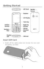 Micromax X072 Getting Started предпросмотр