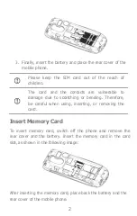 Предварительный просмотр 2 страницы Micromax X243 Getting Started