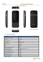 Предварительный просмотр 1 страницы Micromax X377 Service Manual