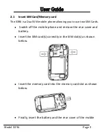 Предварительный просмотр 3 страницы Micromax X396 User Manual