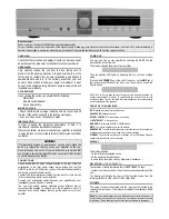 Preview for 2 page of Micromega IA-400 Operating Manual