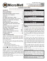 Preview for 3 page of MicroMetl ECD-SRTCA-D2 Install Manual