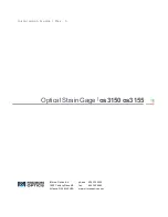 Предварительный просмотр 1 страницы Micron Optics os3150 Installation Manual