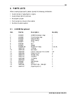 Preview for 20 page of Micron Sprayers Micronair AU8000 Operator'S Handbook And Parts Catalogue