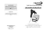 Предварительный просмотр 1 страницы Micron T 1260 Operating Instructions