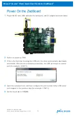 Preview for 5 page of Micron Xccela Flash MT35X Quick Start Manual