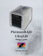 MicroNet PlatinumRAID Ultra320 Owner'S Manual preview