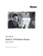 Предварительный просмотр 1 страницы MicroNet SP3366 User Manual