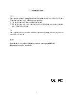 Предварительный просмотр 4 страницы MicroNet SP3366 User Manual