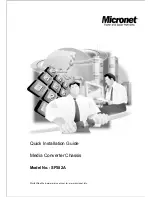 Preview for 1 page of MicroNet SP382A Quick Installation Manual