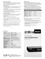 MicroNet SP6124A Quick Installation Manual предпросмотр