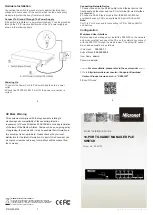 MicroNet SP6510P Quick Installation Manual предпросмотр