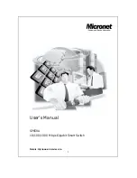 Предварительный просмотр 1 страницы MicroNet SP659A User Manual