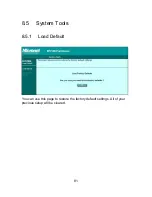 Предварительный просмотр 86 страницы MicroNet SP755D User Manual