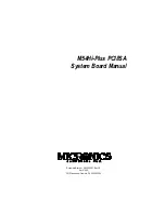 Предварительный просмотр 1 страницы Micronics M54Hi-Plus User Manual