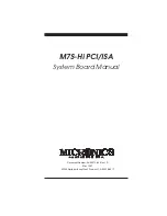 Micronics M7S-Hi User Manual предпросмотр