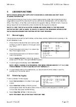 Предварительный просмотр 35 страницы Micronics Portaflow 222 User Manual