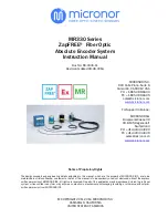 Micronor MR330 Series Instruction Manual preview