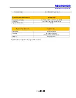 Preview for 16 page of Micronor MR361 Series Data Sheet And User Manual