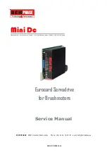 MICROPHASE Mini Dc Service Manual preview