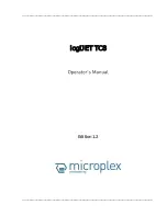 Предварительный просмотр 1 страницы Microplex LOGIJET TC8 Operator'S Manual