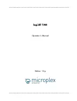 Microplex logiJET TM4 Operator'S Manual preview