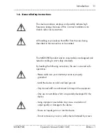 Preview for 11 page of Microplex SOLID 166E Operator'S Manual