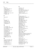 Preview for 140 page of Microplex SOLID 166E Operator'S Manual