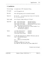 Preview for 151 page of Microplex SOLID 50 A3 - 3 Operator'S Manual