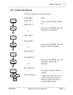 Preview for 71 page of Microplex SOLID F40 Operator'S Manual