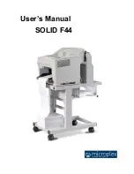 Microplex SOLID F44 User Manual preview