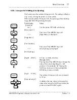 Preview for 77 page of Microplex SOLID F90 HD Operator'S Manual